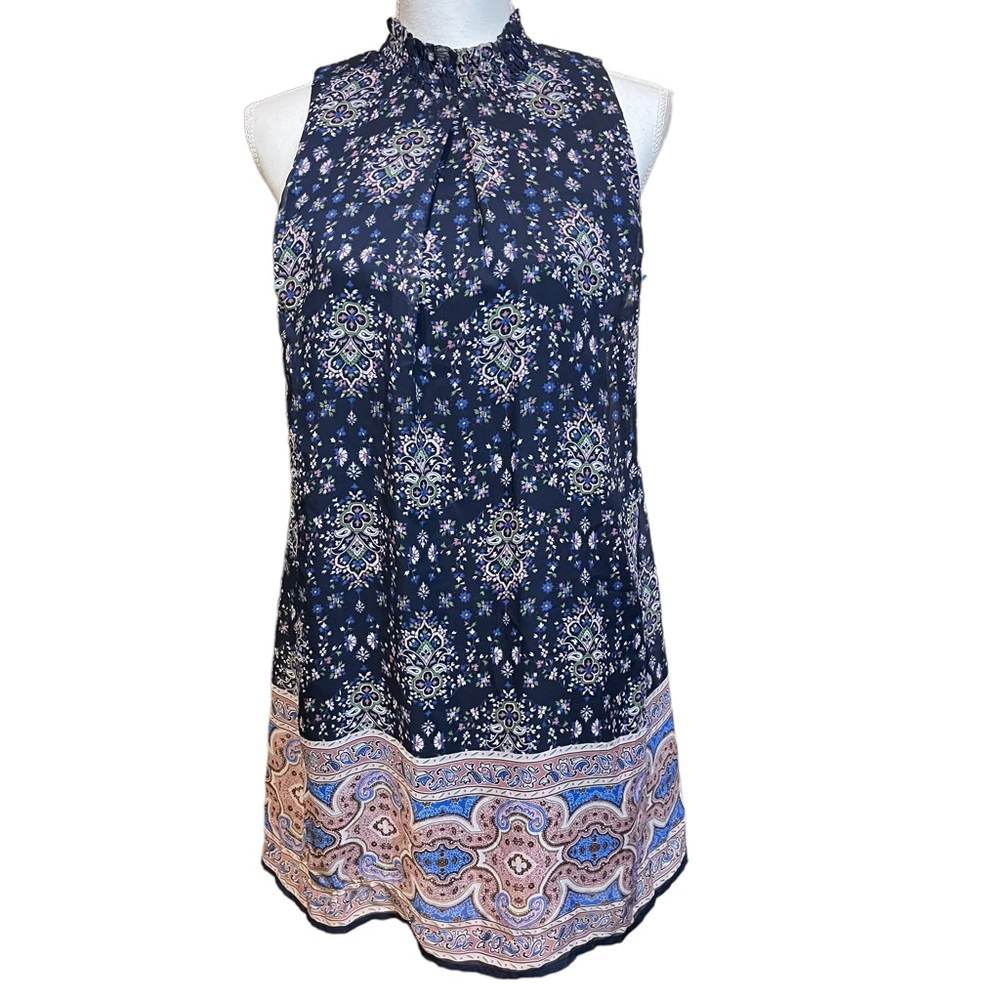Speechless Retro Paisley Mini Dress.  Size S